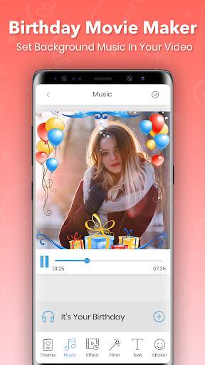 Birthday Video Maker with Music screenshot 2