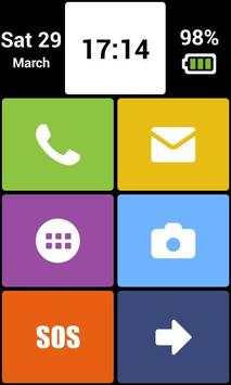 Big buttons - Launcher FREE screenshot 1
