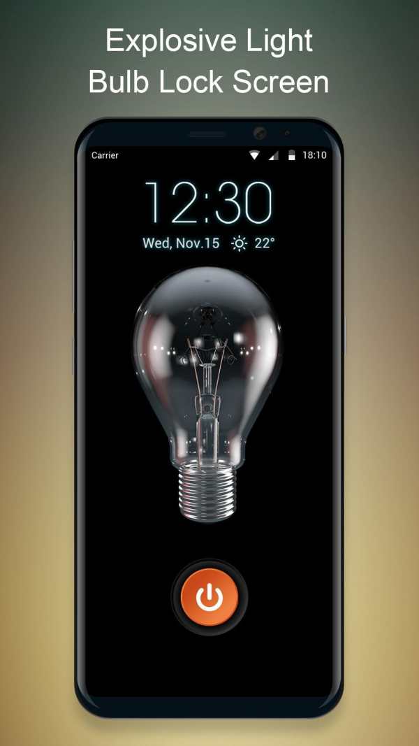 Bulb Explosion Simulator App Lock Screen screenshot 1
