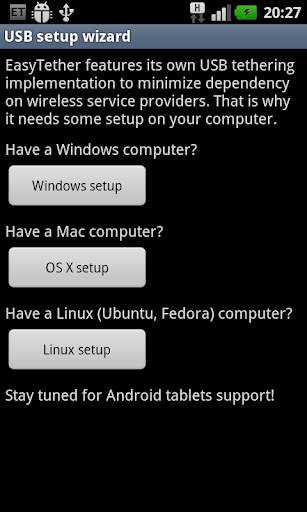 Easy Tether Lite (No root) screenshot 2
