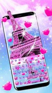 New Paris Love Keyboard Theme screenshot 1
