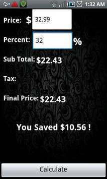 The Discount Calculator Lite screenshot 3