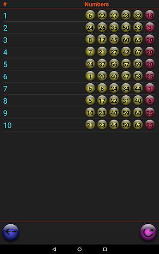 Powerball lottery screenshot 7