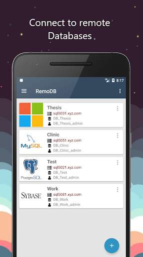 RemoDB SQL Client MySQL, MsSQL and more screenshot 1