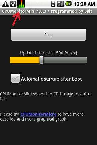 CPU Monitor Mini 2 تصوير الشاشة