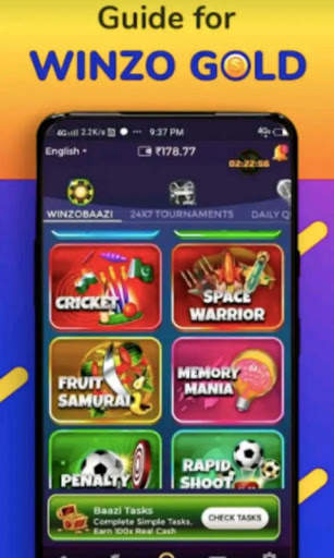Guide for Winzo Games - Play Winzo Gold Games &Win screenshot 1