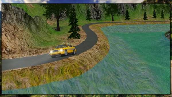 Offroad  Mountain Taxi Driving : Taxi Cab Motorcar screenshot 5