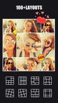 Collage Maker-  Poto Grid, Square fit, music video screenshot 1