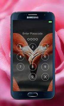 Pink Love password Lock Screen screenshot 4