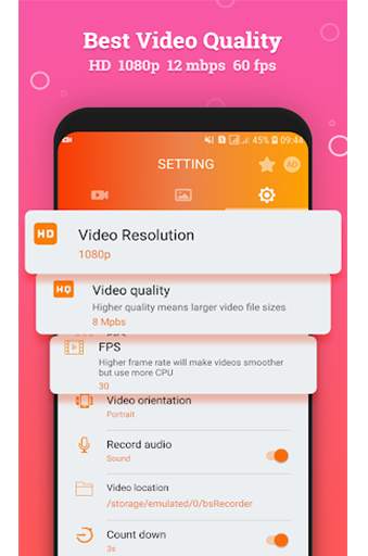 DU HD Record Video - iRecorder & Screen Recorder screenshot 3