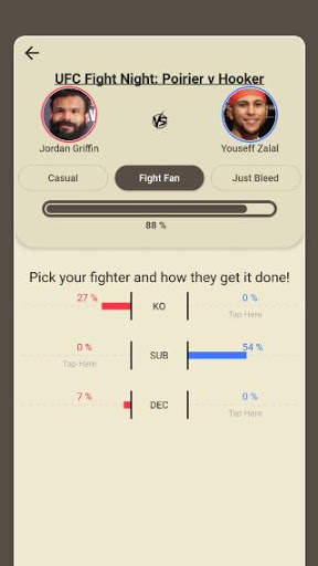 Fight Forecaster MMA स्क्रीनशॉट 2