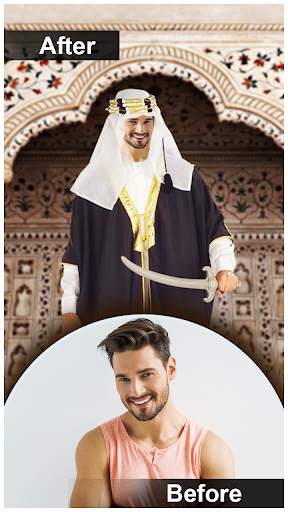 Arab Man Photo Editor : Suit, Hair, Moustache screenshot 6