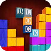 Block puzzle - wooden Lego legend logo