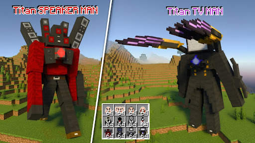 Minecraft Titan TVMan Mod screenshot 1