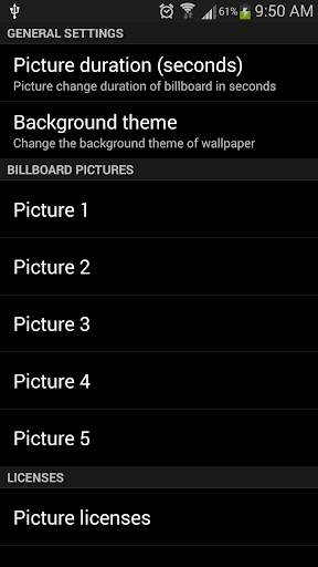 Billboard Live Wallpaper screenshot 5