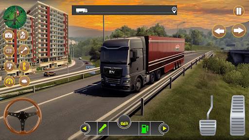 Cargo Truck Driving Simulator screenshot 3