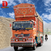 bergauf Offroad Ladung LKW Treiber icon