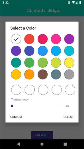 Contacts Widget - Quick Dial Widget - Speed Dial screenshot 1