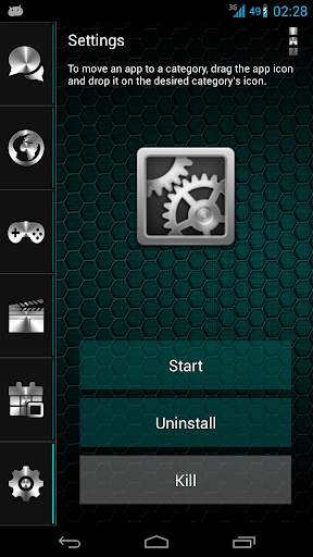 Metal Theme for Smart Launcher screenshot 3