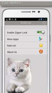Kitty Zipper Lock screenshot 4