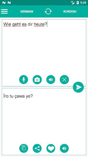 Kurdish German Translator screenshot 1
