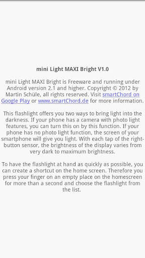 Mini flash light (LED Display) screenshot 3