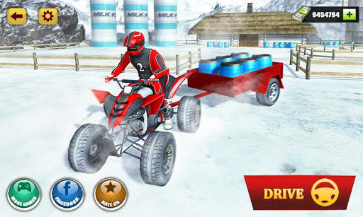 Offroad Quad Bike Cargo Delivery: ATV Rider Sim screenshot 1