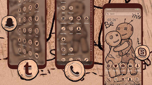 Voodoo Doll Love Launcher Theme screenshot 4