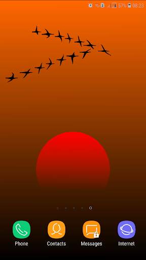 Orange Color Wallpaper 9 تصوير الشاشة