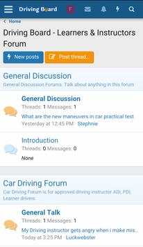 Driving Board - Learners & Instructors forum screenshot 1
