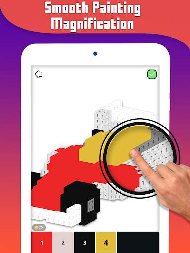 DIY Classic Pixal puzzles: Offline Block Coloring screenshot 9
