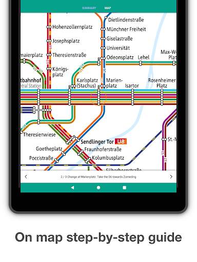 Munich Metro - MVG map and route planner screenshot 15