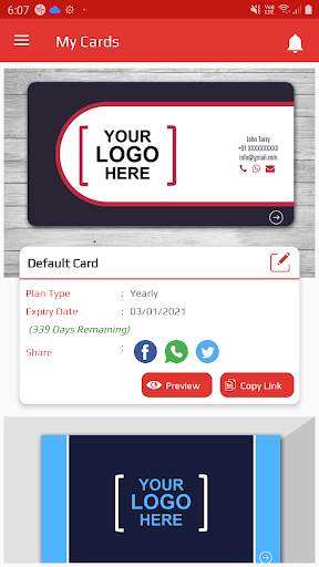 E Card - Digital Visiting Card screenshot 2