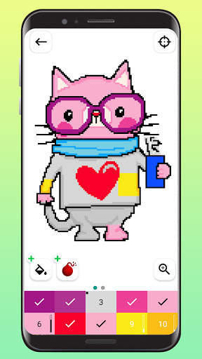 Color By Number - Unicorns Pixel Art screenshot 5