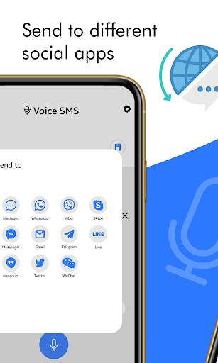 Voice Sms Voice Message Voice typing screenshot 3