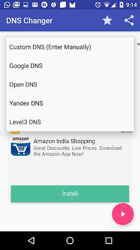 DNS Changer No Root 3g 4g wifi screenshot 3