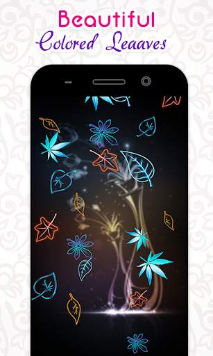 Neon Leaves Live Wallpaper screenshot 6