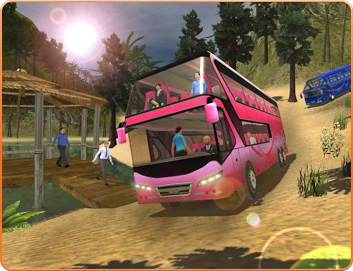 OffRoad Transit Bus Simulator - Hill Coach Driver screenshot 13