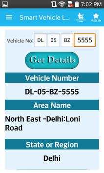 RTO Vehicle Information Track screenshot 2
