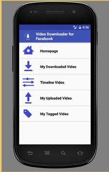 Video Downloader for Facebook screenshot 1