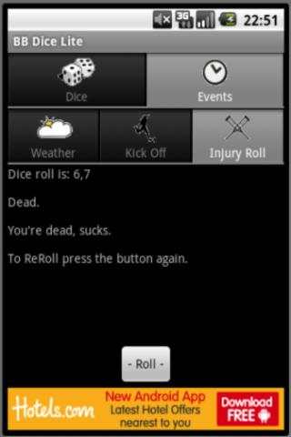 BB Dice Lite screenshot 2