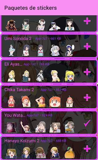 LL! Stickers Packs screenshot 5