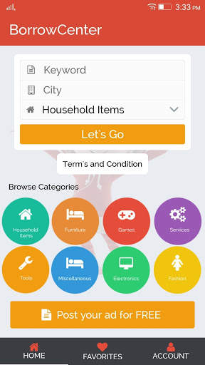 Borrow Centre screenshot 2