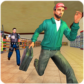 Supermarket Criminal Robbery icon