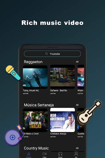 Free MP3 Music & Video Player screenshot 1