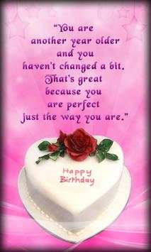 Birthday Quotes Live Wallpaper screenshot 1