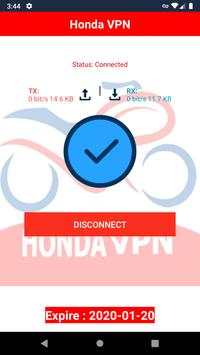 HONDA VPN 1 تصوير الشاشة