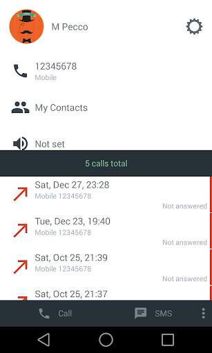 Material Light Green for ExDialer screenshot 3