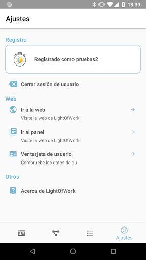 Light of Work - Control Horario, Registro Laboral screenshot 6