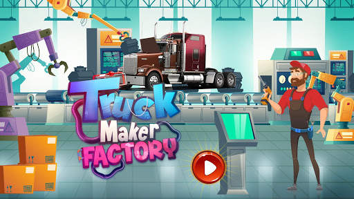 Truck Maker Factory: Build Car, Buses in Garage screenshot 1